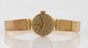 OMEGA "Geneve" lady's watch with manual wind movement&nbsp;in 18ct gold case on a 14ct yellow gold bracelet, 21.8 grams not including movement
