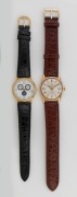 TISSOT "VISODATE SEASTAR" datejust manual wristwatch with baton numerals and steel back, together with a TISSOT moonphase&nbsp;full calendar wristwatch with quartz movement, (2 items)