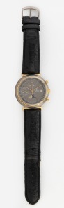 CHRONOSWISS "Kelek" wristwatch in titanium case with calendar dial and moonphase function, 4.2cm wide including crown