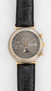 CHRONOSWISS "Kelek" wristwatch in titanium case with calendar dial and moonphase function, 4.2cm wide including crown - 2