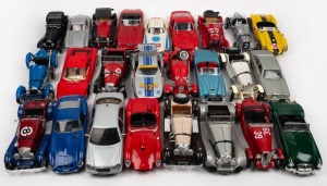 Twenty five assorted model cars, various makes and models