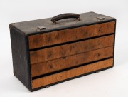 A four drawer jewellery chest with assorted costume jewellery including many French examples. - 2