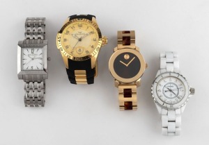 Four assorted dress watches