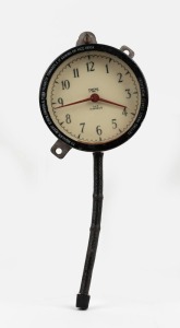 Smiths & Sons London aircraft cockpit clock, c. 1930s, diameter 85mm.