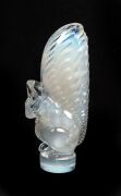 LALIQUE&nbsp;"Ecureuil" French opalescent glass squirrel&nbsp;statue, circa 1931, engraved "R. Lalique, France", 11cm high