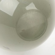 HOLMEGAARD Danish glass "Beak" vase, engraved "HOLMEGAARD", 42cm high - 3