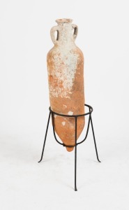A Roman terracotta amphora, 2nd-3rd century A.D., 95cm high
