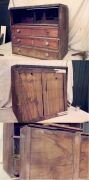 An antique Colonial Australian cedar secretaire chest of four drawers, circa 1845. With cock-beaded&nbsp;decoration and casuarina veneered drawer blades, triple reeded&nbsp;top and base mouldings&nbsp;standing on bracket feet.&nbsp;Well fitted interior&nbsp;with pigeonhole compar - 4