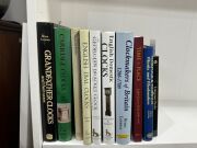 ANTIQUE ENGLISH HOROLOGY: A collection of reference books including Cescinsky & Webster "English Domestic Clocks", Barder "The Georgian Bracket Clock 1714 - 1830", Allix & Bonnert "Carriage Clocks" and Loomes "Grandfather Clocks and their Cases", and Loom