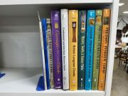 THE DEREK ROBERTS COLLECTION OF ANTIQUE CLOCK reference books, covering precision pendulum clocks, carriage clocks, long case clocks, mystery and novelty clocks, (10 vols., mostly hard cover).