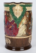 ROYAL DOULTON "THE SHAKESPEARE JUG" limited edition of 1000, no.184, ​​​​​​​26.5cm high - 2