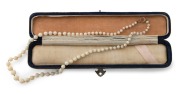 An antique Australian solid graduated opal bead necklace with 9ct rose gold clasp, circa 1910, ​​​​​​​50cm long - 3