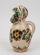 An unusual antique Russian zoomorphic&nbsp;jug with ram's head decoration, 19th/20th century, 24cm high - 5