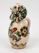 An unusual antique Russian zoomorphic&nbsp;jug with ram's head decoration, 19th/20th century, 24cm high - 6