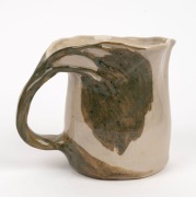 CRUFFEL rare Australian porcelain jug with windswept tree decoration, incised "Merric Boyd, Cruffel Porcelain, 1934", 13.5cm high&nbsp; - 2