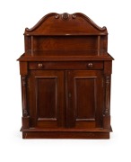 An antique Australian cedar apprentice chiffonier cabinet, 19th century, 77cm high, 57cm wide, 34cm deep
