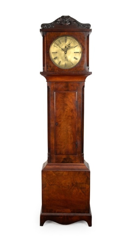 J. M. WENDT of ADELAIDE antique Australian retailed longcase clock, late 19th century.