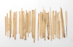 A group of assorted antique whalebone crochet needles and hooks, 18th and 19th century, (45 items), the largest 13cm long