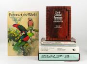 ANTIQUE AUSTRALIAN FURNITURE: A group of six reference books comprising: "Australian Furniture, Pictorial History And Dictionary, 1788-1938"; "19th Century Australian Furniture"; "1988 Commemorative Collection Of Fine Colonial Furniture" and "Early Coloni