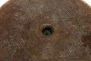 WWI period German artillery shell dated June 1918, stamped "KARLSRUHE", an imposing 108cm high, 27.5cm diameter at base - 2