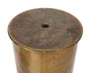 WWI period German artillery shell dated June 1918, stamped "KARLSRUHE", an imposing 108cm high, 27.5cm diameter at base - 3