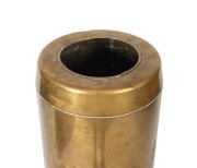 WWI period German artillery shell dated June 1918, stamped "KARLSRUHE", an imposing 108cm high, 27.5cm diameter at base - 4