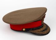 AN AUSTRALIAN GENERAL'S CAP, made by Hawkes & Co. Ltd., 1, Savile Row W., circa 1920s. With evidence of being worn, including perspiration stains to inner lining. Otherwise in superb condition. While it is rare to see a General's cap on the market - from - 3