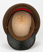 AN AUSTRALIAN GENERAL'S CAP, made by Hawkes & Co. Ltd., 1, Savile Row W., circa 1920s. With evidence of being worn, including perspiration stains to inner lining. Otherwise in superb condition. While it is rare to see a General's cap on the market - from - 4