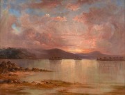 WILLIAM CHARLES PIGUENIT (attributed), (1836-1915), (Faith Hope Charity Islands, Port&nbsp;Esperance, Tasmania), oil on canvas, ​​​​​​​housed in original gilt frame, 49 x 64cm, 73 x 90cm overall - 2