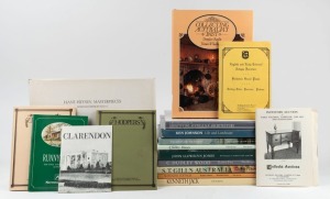 [AUSTRALIAN ART & ARCHITECTURE] A group of books including "HANS HEYSEN MASTERPIECES" by Thiele [signed, limited edition, 1977], "KEN JOHNSON Life and Landscape" by Fry [2000], "John Llewelyn Jones" by Auty & Stourton [1998]; "Identifying Australian Archi