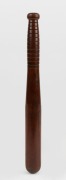 An antique Australian blackwood truncheon, 19th/20th century, ​​​​​​​36cm long