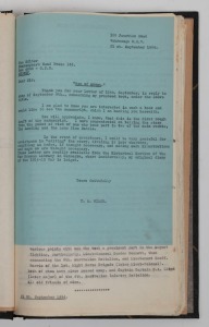 The September 1964 typewritten manuscript by the author, Thomas A. Miles, for a book to be titled "Men of Anzac", as submitted to the Shakespeare Head Press for consideration.