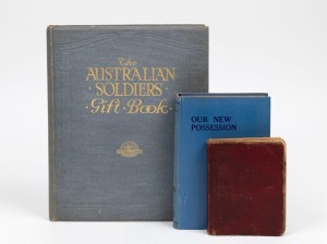 THE AUSTRALIAN NAVAL AND MILITARY EXPEDITIONARY FORCE:  "Infantry Training. (4-Company Organization) 1914" handbook (265pp + adverts) issued to "S.H. WATKINS, No.176. "Aus. Nav. & Mil. Exped. Force, Rabaul. 1914" with his manuscript details in pen to the 