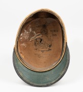 BRISBANE TRAMWAYS Conductors cap, signed by various members of interstate workers, 19th/20th century. - 3