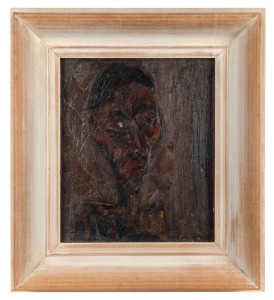 ARTIST UNKNOWN, male portrait, oil on linen, 30 x 24cm, 45 x 41cm overall