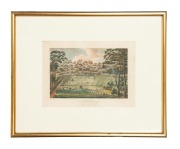 JOSEPH LYCETT (c.1775-1828), Raby, A Farm Belonging to Alexander Riley Esqr. New South Wales, hand-coloured engraving, published May 1, 1825 by J. Souter, 73 St. Pauls Church Yard, 23 x 32cm, 43 x 53cm overall