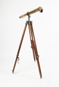 WW1-era telescope by W. Ottway & Co, Ealing, dated 1912 and with Australian Army broad arrow marking......tripod, etc. - 2