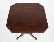 A Colonial Australian cedar wine table with bobbin turned column, South Australian origin, 19th century, 74cm high, 47cm wide, 44cm deep - 3