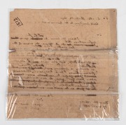 THE VOYAGE OF THE "HAYESTON" FROM MADRAS TO NEW SOUTH WALES 1815-16. A manuscript letter from The Sheriff's Office, Madras, dated 17th November 1815, informing C.M. Ricketts, Chief Secretary at Fort William, Bengal, informing him that the owner of the "Ha - 2