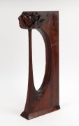 ROBERT PRENZEL&nbsp;waratah&nbsp;carved timber support, early 20th century, 50cm high