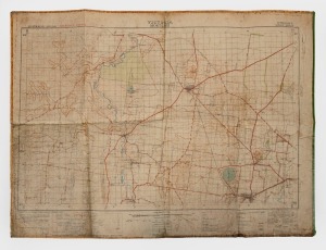 Fourteen assorted maps, mostly Victorian, 20th century