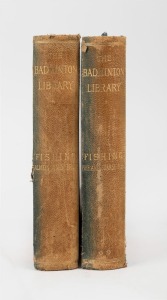 H. CHOMONDELEY-PENNELL,"FISHING - Pike and Other Coarse Fish" [2nd ed. 1886] and "FISHING - Salmon and Trout" [3rd ed. 1887]; [London : Longmans, Greenand Co.], 2 vols., half calf and buckram. (2).