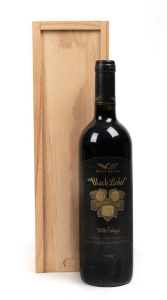 WOLF BLASS: 2002 "Black Label" Shiraz, Cabernet Sauvignon, Malbec; Barossa, Langhorne Creek, South Australia. (1 bottle) in presentation box.