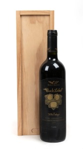 WOLF BLASS: 2002 "Black Label" Shiraz, Cabernet Sauvignon, Malbec; Barossa, Langhorne Creek, South Australia. (1 bottle) in presentation box.