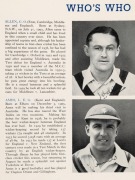 "M.C.C. AUSTRALASIAN TOUR 1936-7" Orient Line itinerary and English Team souvenir brochure, with details of the English team members and their photographs, fully signed by all 18 members of the touring party including Allen, Ames, Duckworth, Hammond, Leyl - 2