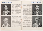 "M.C.C. AUSTRALASIAN TOUR 1936-7" Orient Line itinerary and English Team souvenir brochure, with details of the English team members and their photographs, fully signed by all 18 members of the touring party including Allen, Ames, Duckworth, Hammond, Leyl - 4