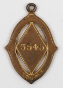 MELBOURNE CRICKET CLUB: Membership fobs for 1910-11, 1911-12, 1912-13, 1913-14, 1914-15 and 1918-19, all in very good condition, (6). - 8