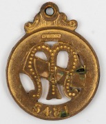 MELBOURNE CRICKET CLUB: Membership fobs for 1910-11, 1911-12, 1912-13, 1913-14, 1914-15 and 1918-19, all in very good condition, (6). - 10