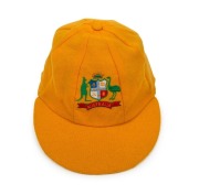 RAY BRIGHT'S match-worn One Day Australian Team "baggy yellow", with "Ray BRIGHT" in pen to the inner label. Ray Bright played 25 Tests & 11 ODIs&nbsp;between 1974-86.&nbsp;&nbsp;