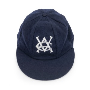 RAY BRIGHT'S VCA baggy blue team cap; signed by him on the inner panel.